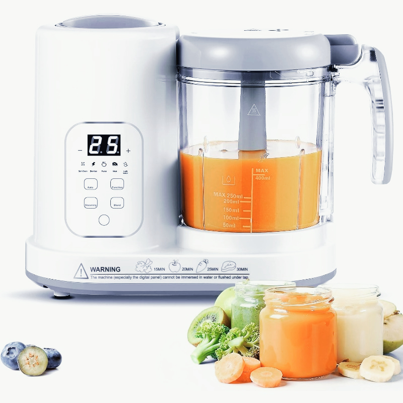 Meal Prep Healthy - Пароварка-блендер для детского питания 4-в-1: автоматическое