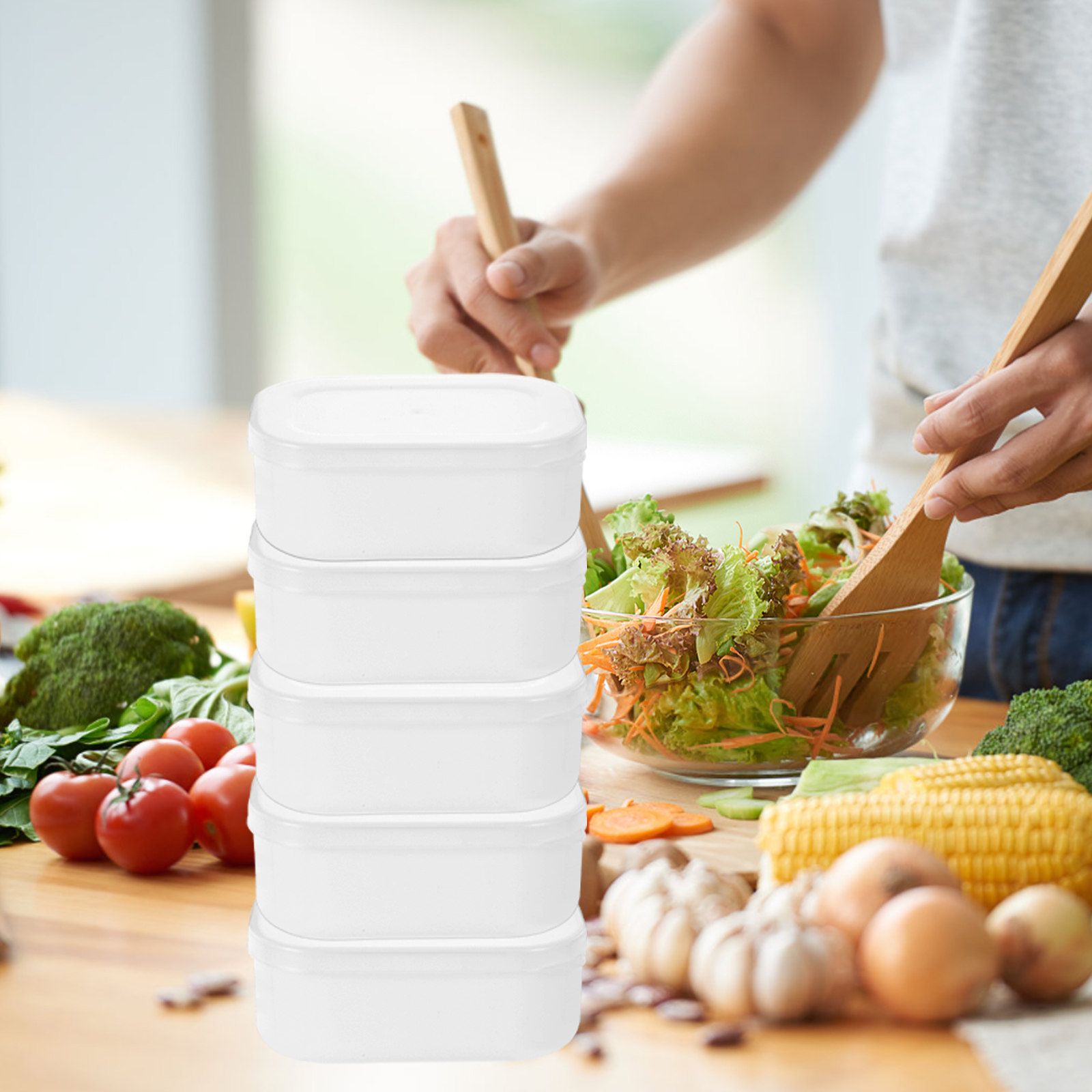 Meal Prep Healthy - Набор из 5 контейнеров для хранения