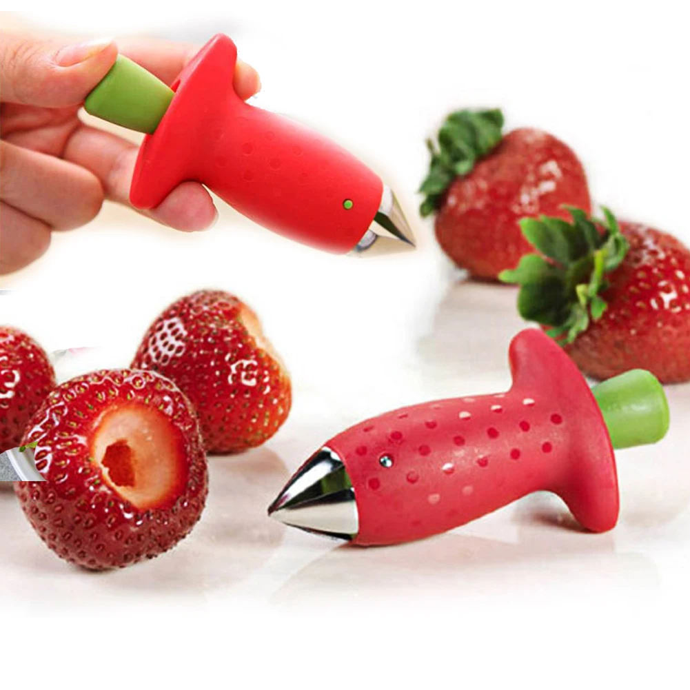 Очистка клубники, кусачки для  – обзор и цена Pineapple Corer Slicer