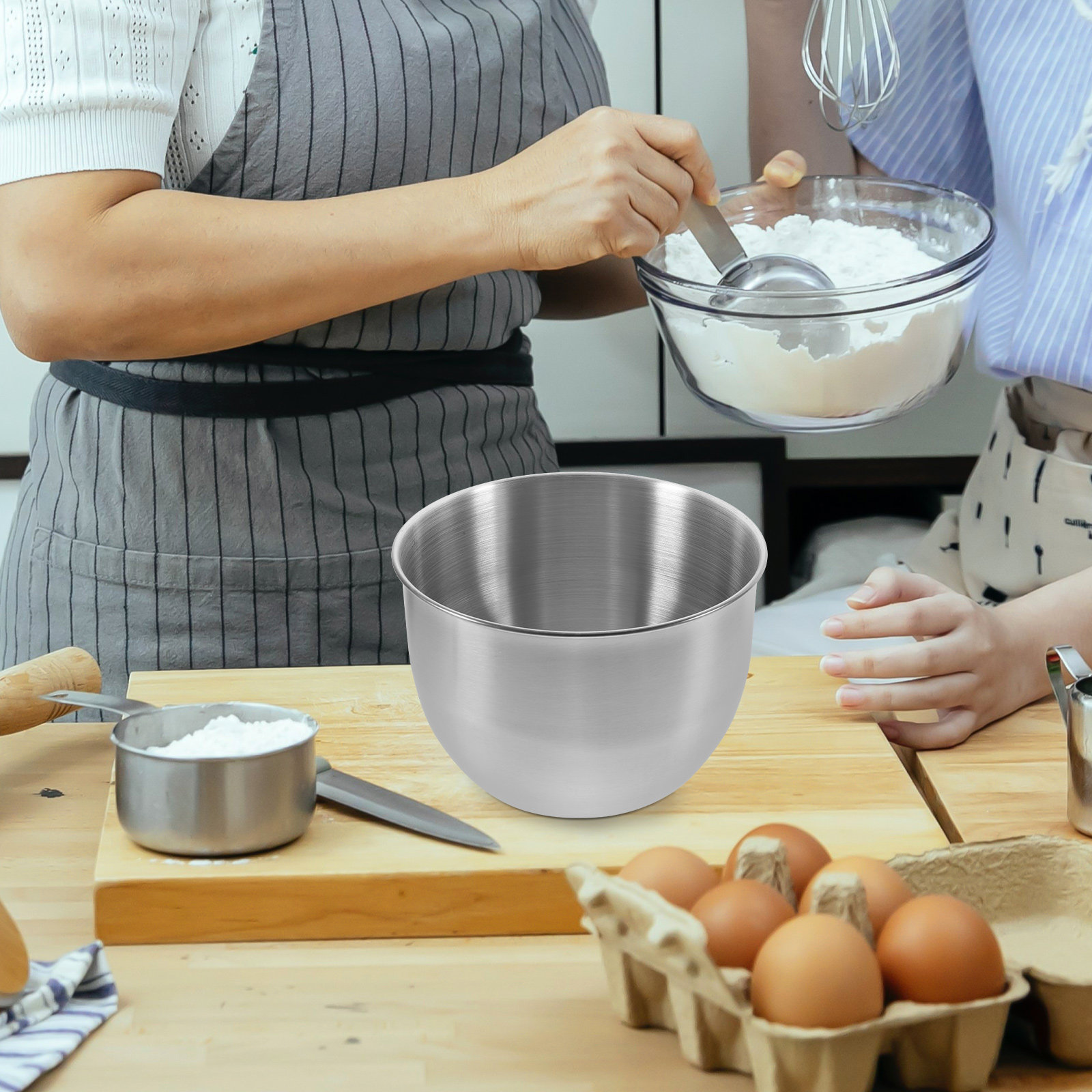 Большая глубокая миска из нерж – обзор и цена Meal Prep Egg