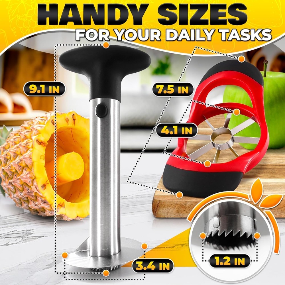 Нож для нарезки ананасов из не – обзор и цена Pineapple Corer Slicer