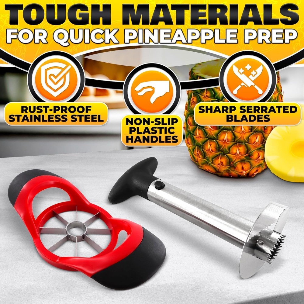 Нож для нарезки ананасов из не – обзор и цена Pineapple Corer Slicer